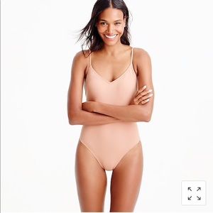 Jcrew One Piece Ballet Bathing Suit in Lilac